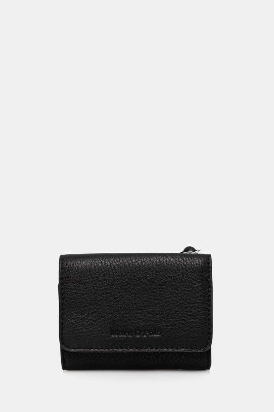 Marc O'Polo bőr pénztárca sima fekete 41019905802110