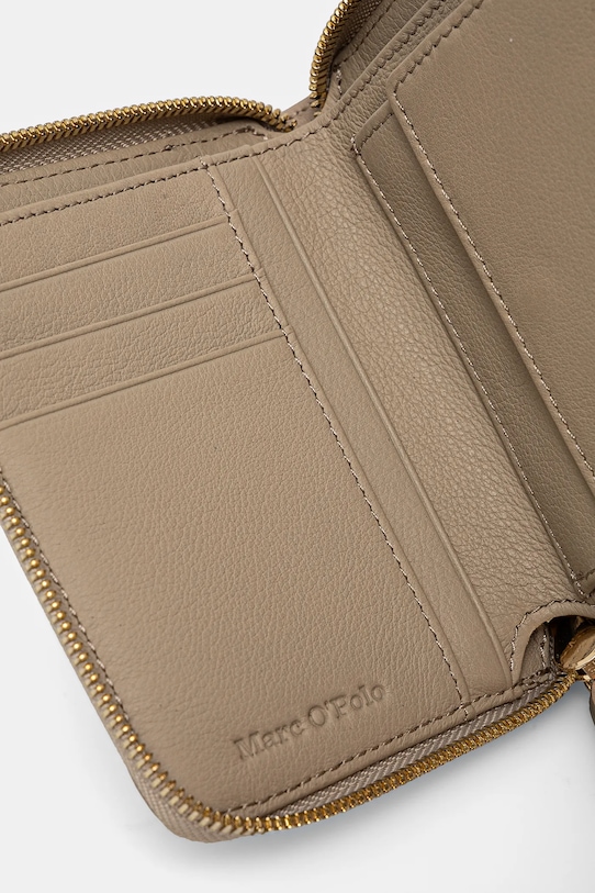 Кожен портфейл Marc O'Polo 41119905201141 бежов SS25