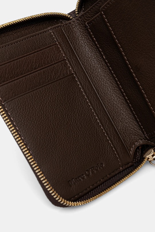 Kožená peňaženka Marc O'Polo 41119905201141 hnedá SS25