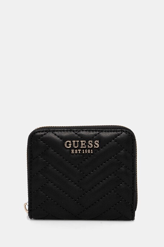 Guess portfel ANNING drobny wzór czarny SWQG95.08137