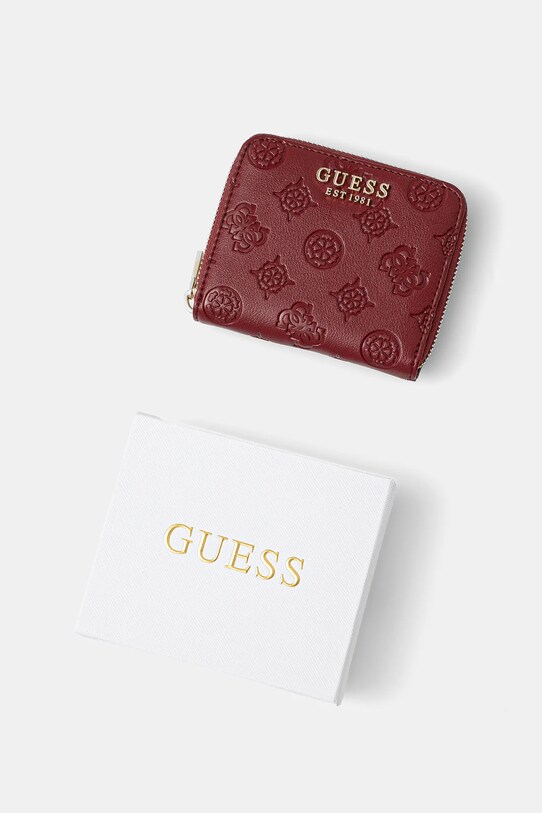 Guess portfel GERTY bordowy SWPD95.29137