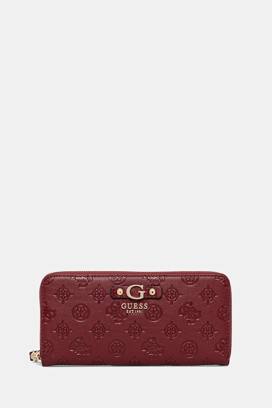 Guess portfel GERTY imitacja skóry licowej bordowy SWPD95.29146