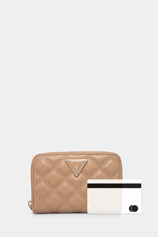 Гаманець Guess GIULLY SWQG87.48140 бежевий