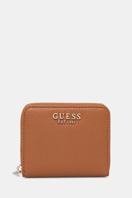 Peňaženka Guess LAUREL imitácia kože hnedá SWBG85.00137