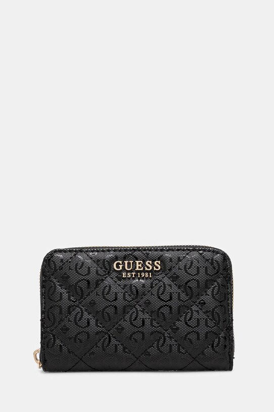 Guess portfel LAUREL syntetyczny czarny SWGG85.00140