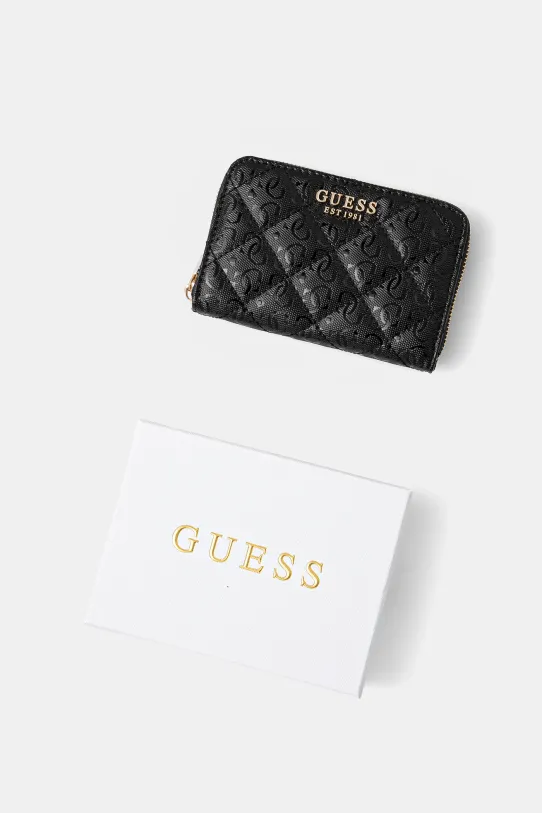 Guess portfel LAUREL czarny SWGG85.00140