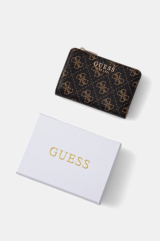 Guess pénztárca LAUREL SWQE85.00156 barna
