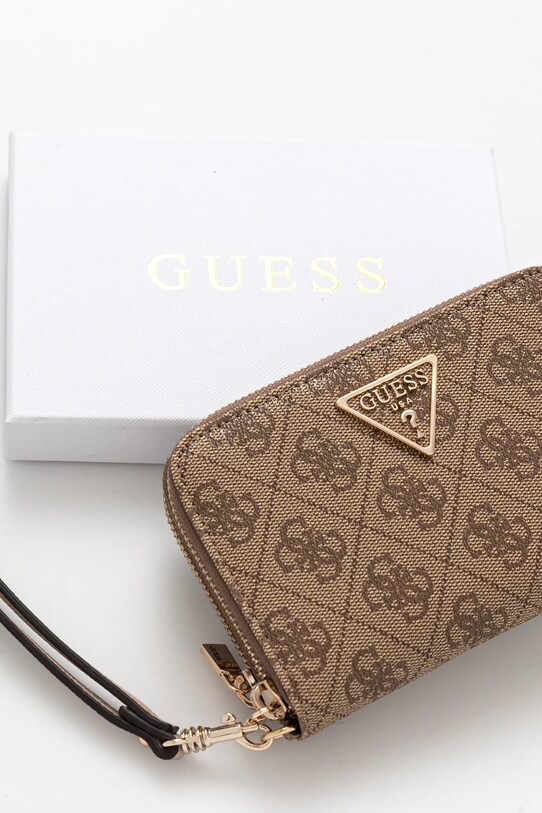 Guess portfel LAUREL beżowy SWSG85.00164