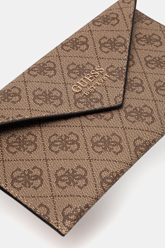 Akcesoria Guess portfel i etui na karty ORLINA TWX953.10610 brązowy