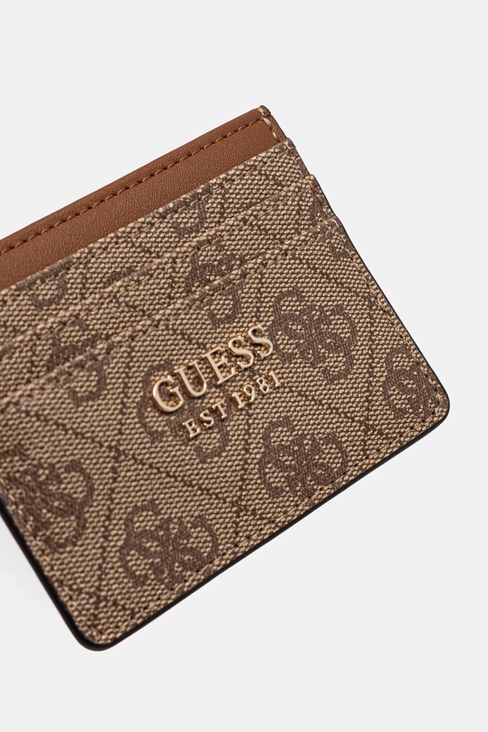 Guess portfel i etui na karty ORLINA brązowy TWX953.10610