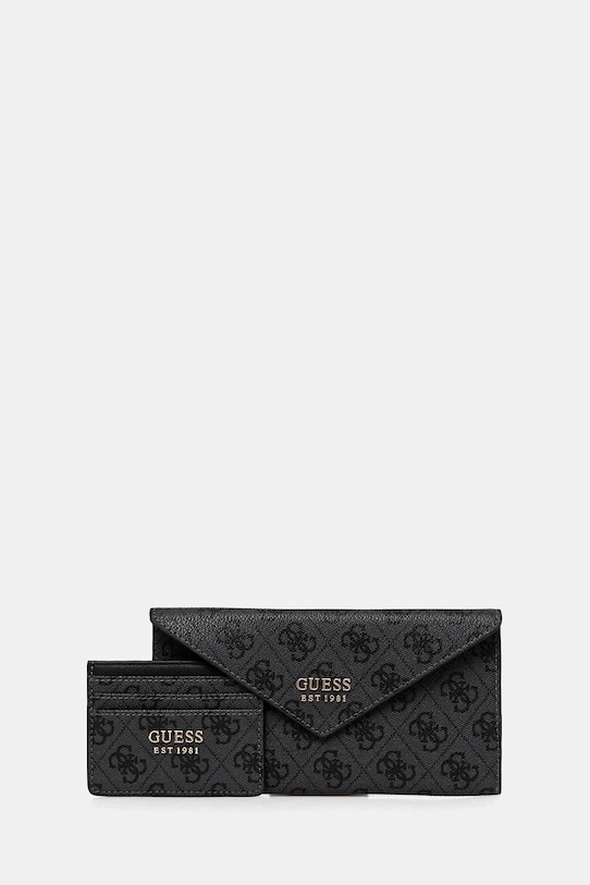 Кошелек и визитница Guess ORLINA имитация натуральной кожи серый TWX953.10610