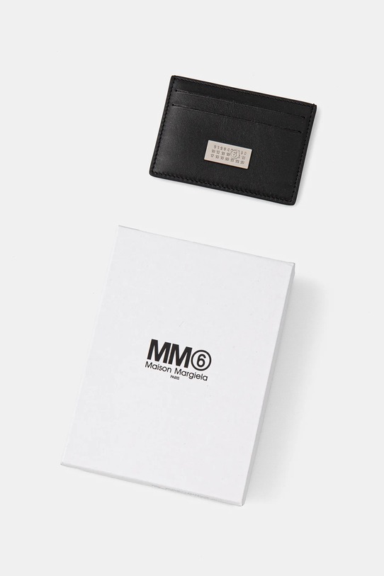 Akcesoria MM6 Maison Margiela etui na karty skórzane SA5UI0013.P7258 czarny