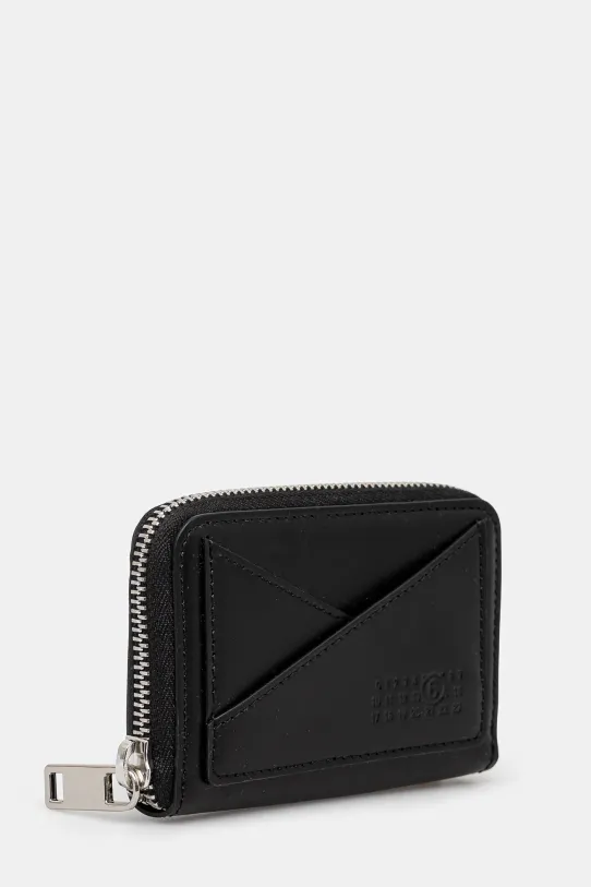 MM6 Maison Margiela leather wallet SA6UI0016.P7183 black SS25