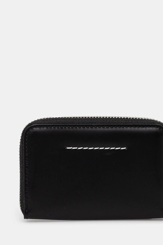 Аксесуари Шкіряний гаманець MM6 Maison Margiela SA6UI0016.P7183 чорний