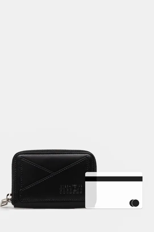 MM6 Maison Margiela leather wallet SA6UI0016.P7183 black