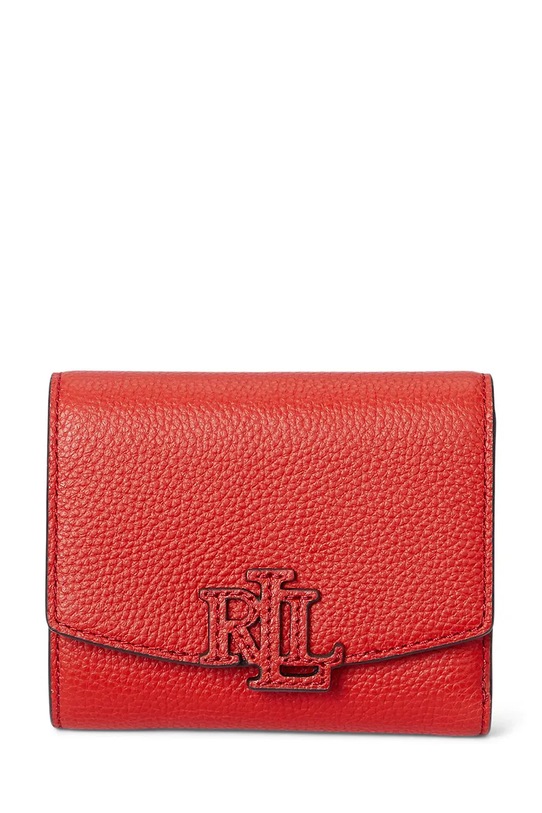 Шкіряний гаманець Lauren Ralph Lauren помаранчевий 432966782