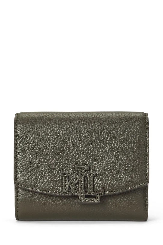 Кожаный кошелек Lauren Ralph Lauren кожа зелёный 432966782