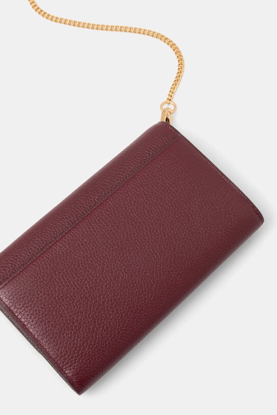 Accesorii Dkny portofel de piele R445AI72 burgundia