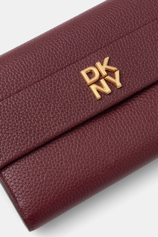 Kožená peněženka Dkny burgundské R445AI72