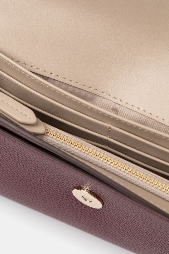 Kožená peněženka Dkny R445AI72 burgundské