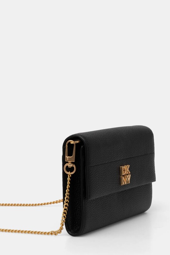 Шкіряний гаманець Dkny R445AI72 чорний SS25