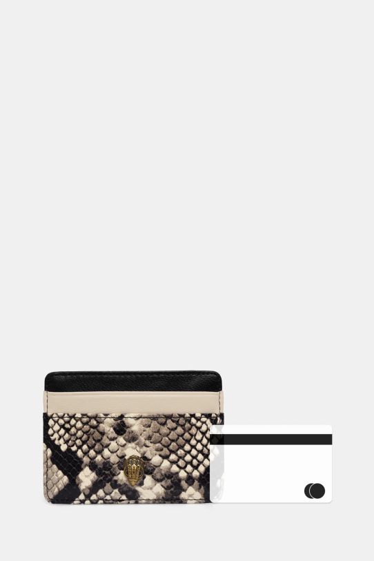 Kurt Geiger London etui na karty skórzane beżowy 1274699189