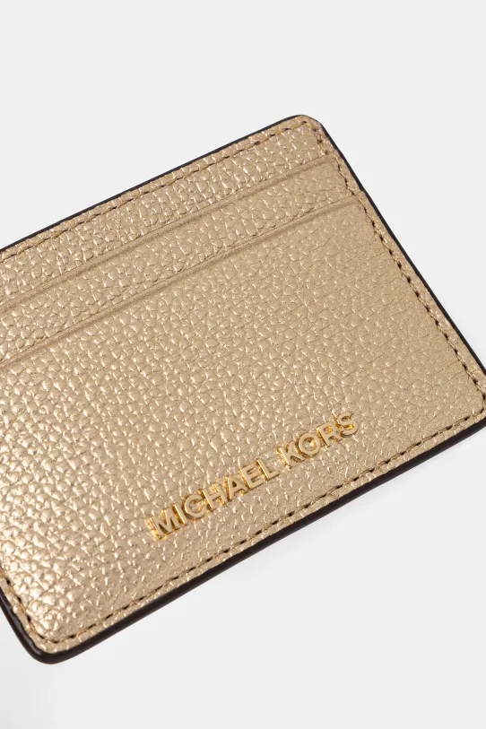 MICHAEL Michael Kors etui na karty skórzane 32H9TJ6D1L złoty SS25