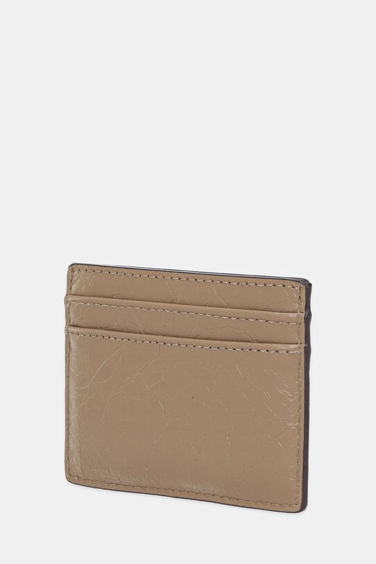 MICHAEL Michael Kors husă din piele pentru carduri 32R5GJ6D1L bej SS25