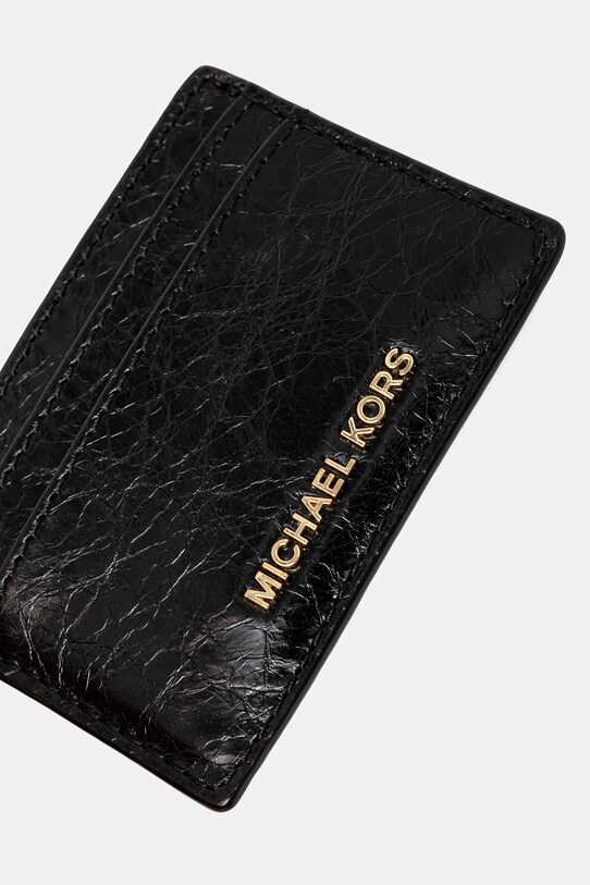 MICHAEL Michael Kors etui na kartę skórzane 32R5GJ6D1L czarny SS25