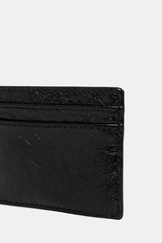 Akcesoria MICHAEL Michael Kors etui na kartę skórzane 32R5GJ6D1L czarny