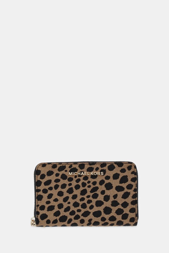 MICHAEL Michael Kors portofel de piele piele maro 32R5GJ6D0O