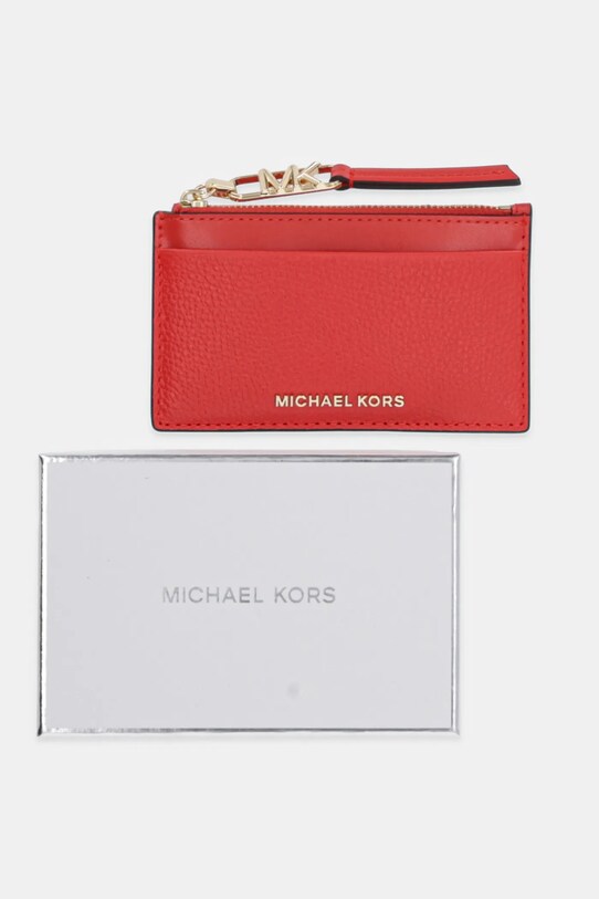 Accesorii MICHAEL Michael Kors portofel de piele 32H3G8ED1L rosu