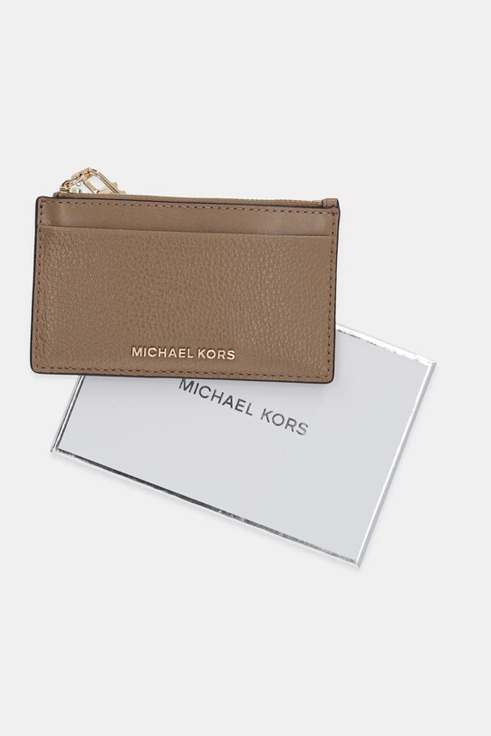 Accesorii MICHAEL Michael Kors portofel de piele 32H3G8ED1L bej