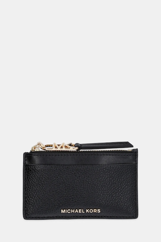 Kožená peněženka MICHAEL Michael Kors přírodní kůže černá 32H3G8ED1L