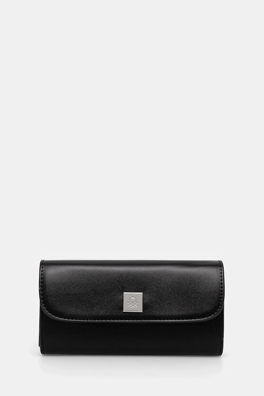 Peněženka United Colors of Benetton imitace kůže černá 6QTUDY076