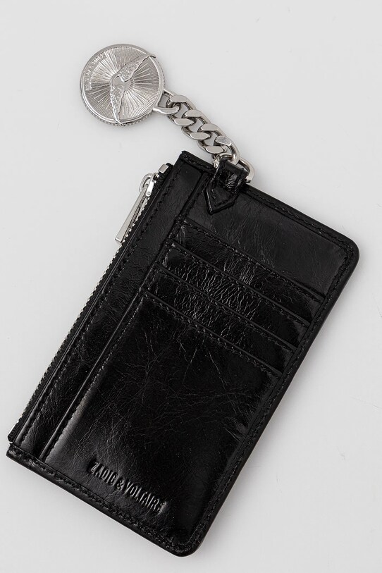 Accesorii ZADIG&VOLTAIRE portofel de piele LWBA02519.19W.001 negru