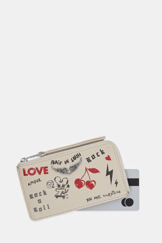 ZADIG&VOLTAIRE portofel LWSG03641.100 bej SS25