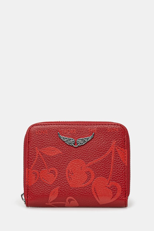 Πορτοφόλι ZADIG&VOLTAIRE λείο δέρμα κόκκινο LWSG03660.648