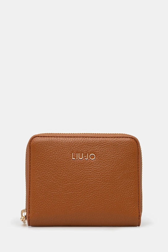 Liu Jo portafoglio finta pelle fiore marrone AA5156.E0058