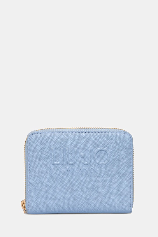 Liu Jo portafoglio finta pelle fiore blu AA5156.E0087