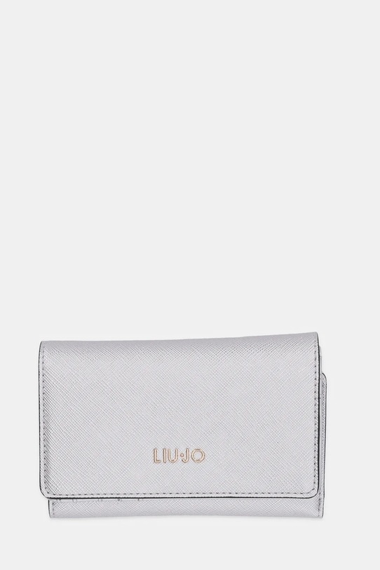 Peňaženka Liu Jo jednofarebný strieborná AA5167.E0087