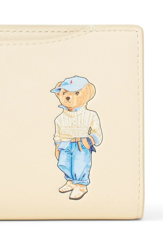 Kožni novčanik Polo Ralph Lauren bež 427967717