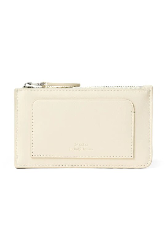 Кожен портфейл Polo Ralph Lauren 427967718 бежов SS25