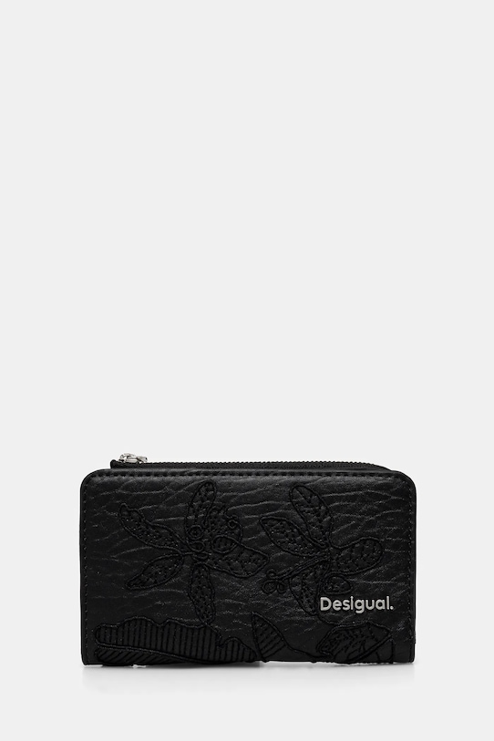 Desigual portofel JOLIE EMMA 2.0 imitatie de piele negru 25SAYP52