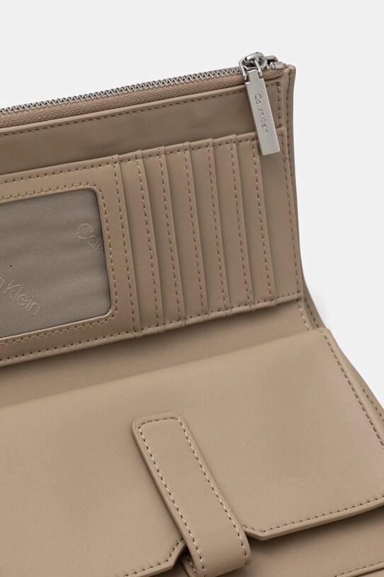 Akcesoria Calvin Klein portfel K60K612940 beżowy