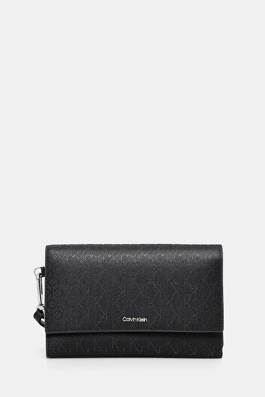 Novčanik Calvin Klein bez uzorka crna K60K612940