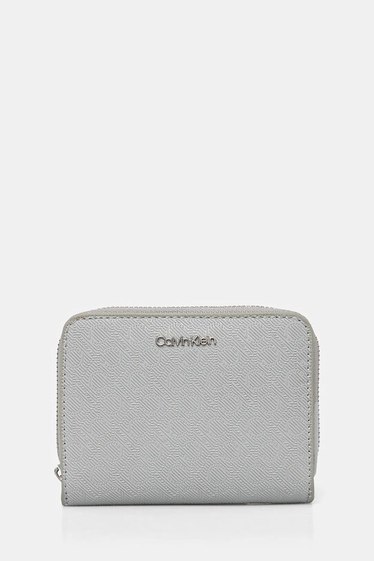 Calvin Klein portfel imitacja skóry licowej szary K60K612942