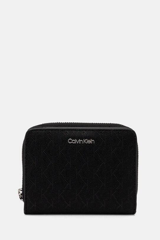 Кошелек Calvin Klein имитация натуральной кожи чёрный K60K612942