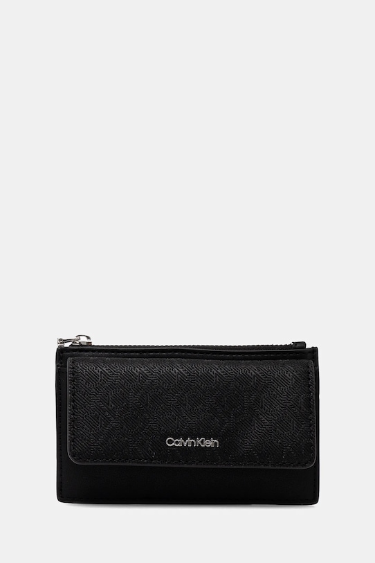 Peňaženka Calvin Klein imitácia kože čierna K60K612949