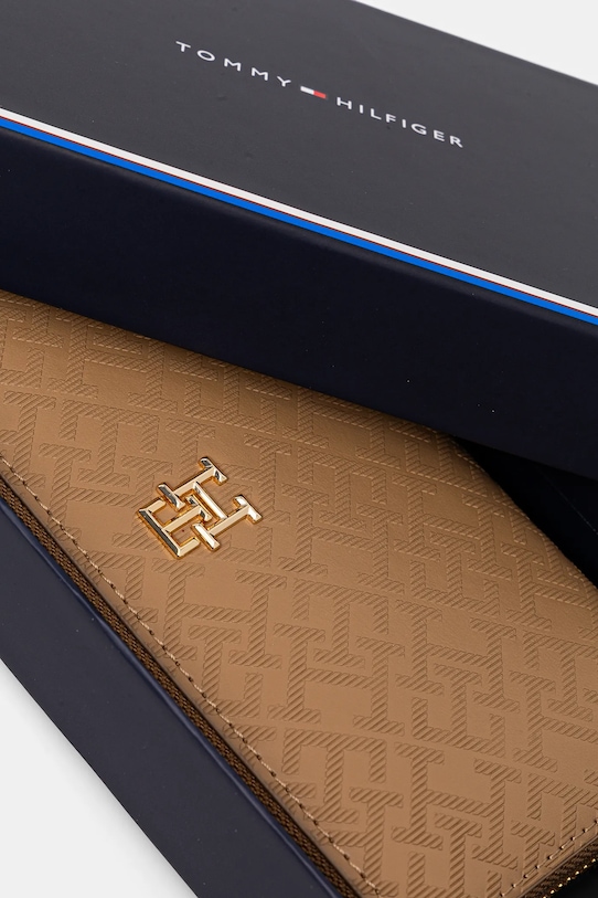 Tommy Hilfiger portfel AW0AW17258 brązowy